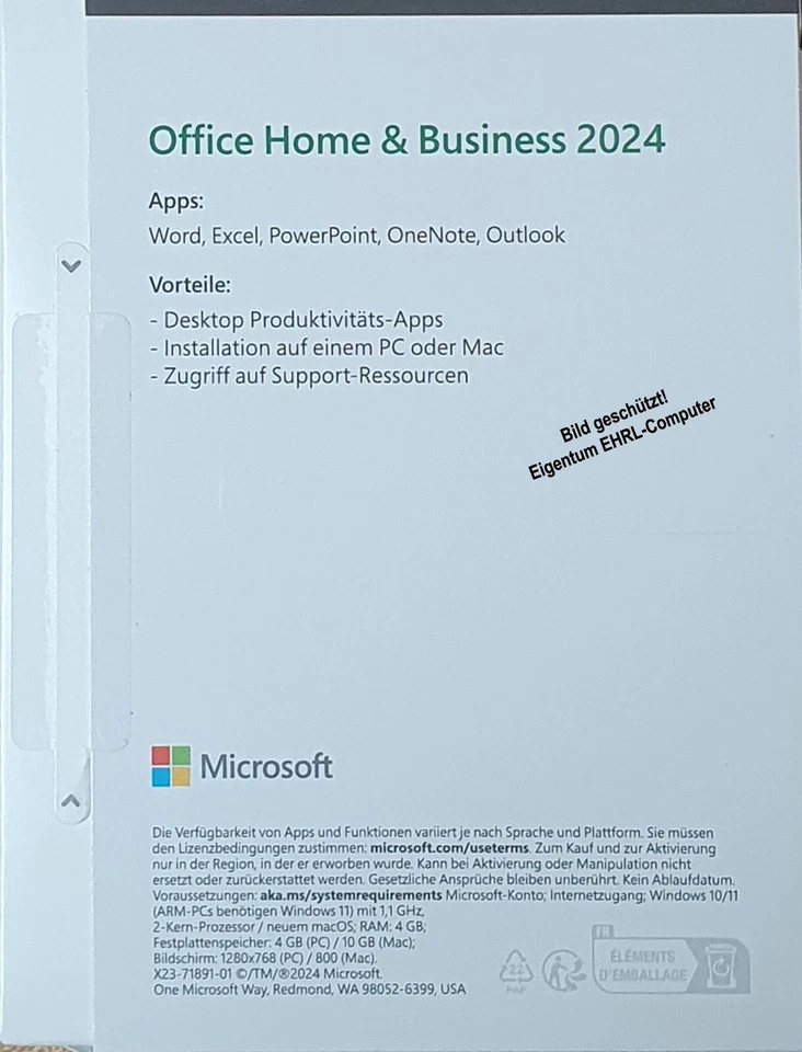 Office Home & Business 2024 | ML | Vollversion | Dauerlizenz | 1 PC / Mac | BOX - Bild 2 von 4