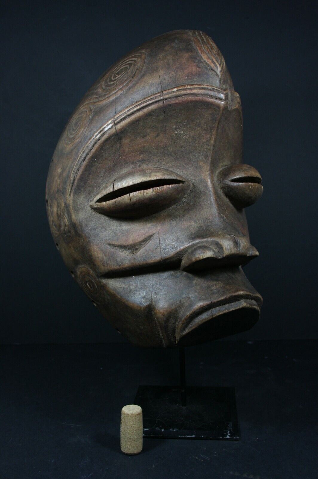 African Ceremonial Initiation Mask - BENA LULUA tribe - DR Congo TRIBAL ART