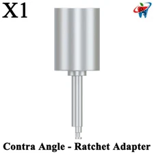 1pcs Dental Contra Angle - Ratchet Adapter Hex Driver 6.35mm For Motor Mount