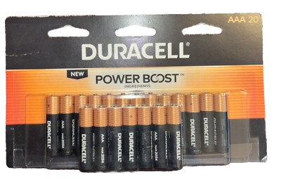 Duracell Coppertop AAA Alkaline Battery - 20 Count