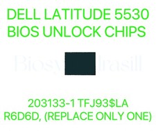 DELL LATITUDE 5530, ADMIN NO PASSWORD FIRMWARE CHIP BIOS CHIP 203133-1 0R6D6D