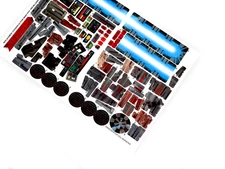 Custom Star Wars 1995 Hasbro Electronic POTF2 Millennium Falcon stickers