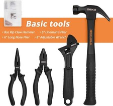218 PCS General Household Hand Tool kit, Professional Auto Repair Tool Set - Image 5