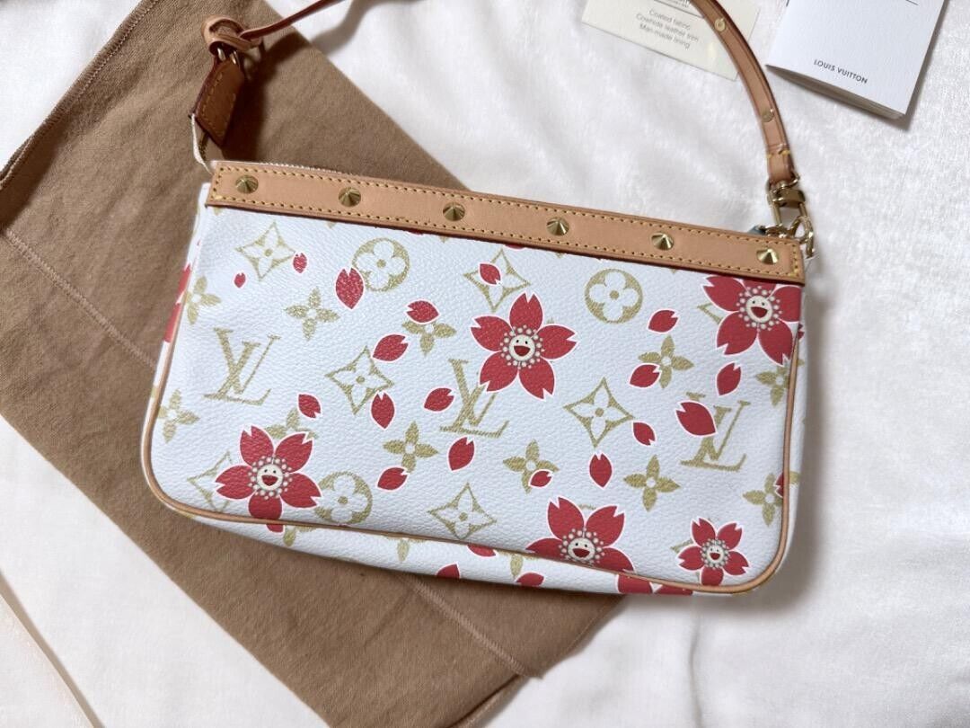 LOUIS VUITTON Pochette Accessoires Bag Monogram Cherry LOUIS VUITTON Pochette Accessoires Bag Monogram Cherry