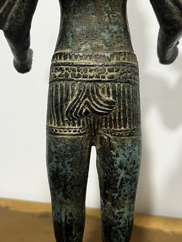 BOUDDHA BRONZE LOKESHVARA KHMER VINTAGE BUDDHA STATUE BODHISATTVA - Picture 11 of 19