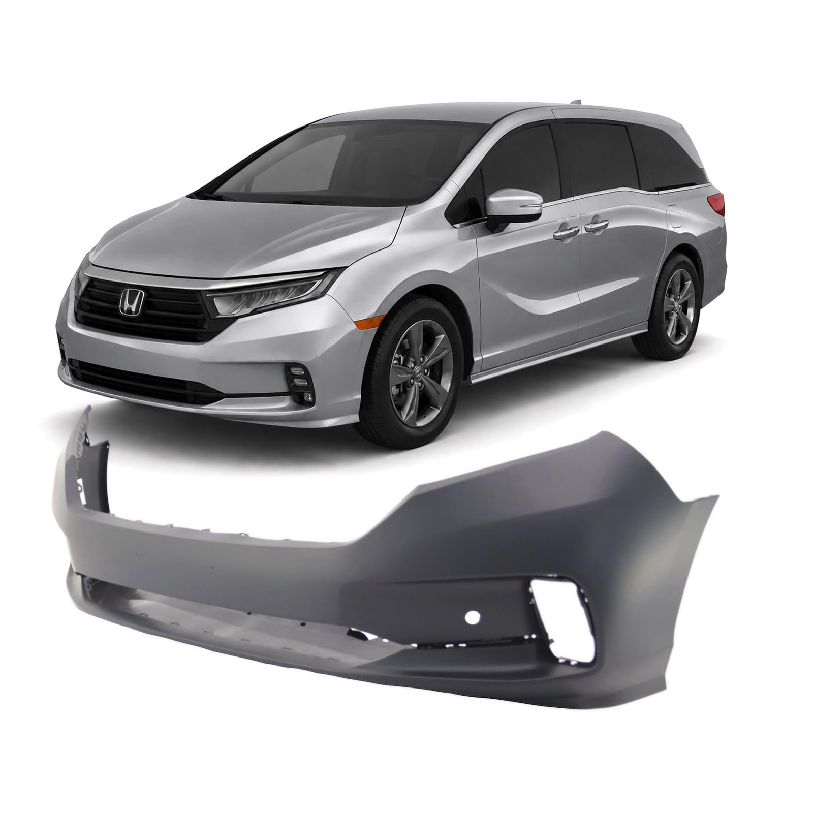 Front Bumper Cover for 2021 2022 Honda Odyssey Elite Touring HO1000326