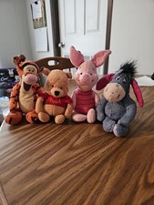Winnie The Pooh  Set Of 4 Tigger Piglet Eeyore plush