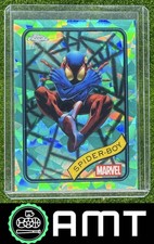 Spider-Boy 2025 Topps Chrome Marvel Sapphire Aqua Refractor 46/75 #57