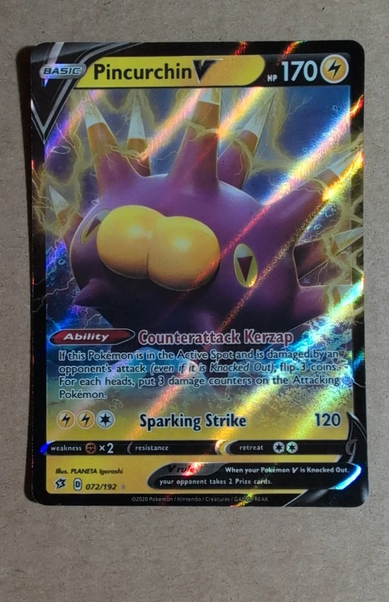 pincurchin pokemon card value Pincurchin 077/202 Reverse Holo