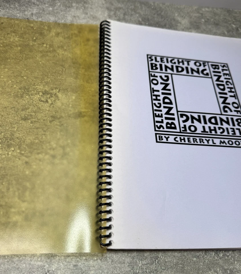 ЛОВКОСТЬ ПЕРЕПЛЕТА от Cherryl Moote СПИРАЛЬНЫЙ ПЕРЕПЛЕТ РЕДКИЙ - Изображение 2 из 4