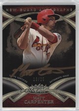 2014 Topps Tier One New Guard Copper Ink 13/25 Matt Carpenter #NGA-MCA Auto k8v
