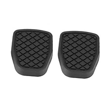 Rubber Brake Pedal, Non Slip Performance One Pair Brake Clutch Pedal Rubber 