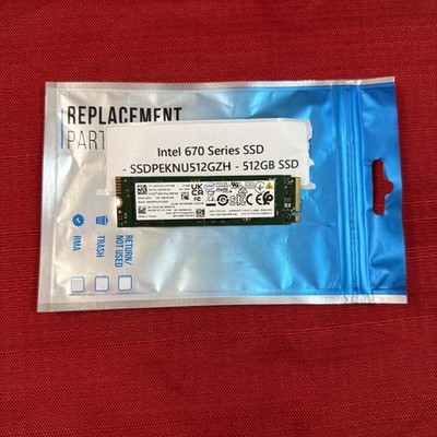 内蔵型SSD Intel SSDPEKNU512GZH SSD 512GB Intel 670 Series SSD - SSDPEKNU512GZH - 512GB SSD | eBay
