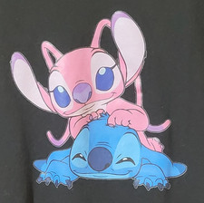 "Stitch and Angel" Disney t-shirt SZ LRG new 