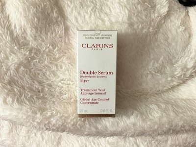 Clarins Double Anti-Aging Serum Eyes 0.6 Oz 20ml. NIB - FREE GIFTS   