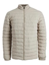 JACK & JONES mens jacket lightweight new JJERECYCLE PUFFER COLLAR NOOS