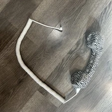 Echo Logico Zebra Print Retro Phone For Mobile Device Headset Plugin