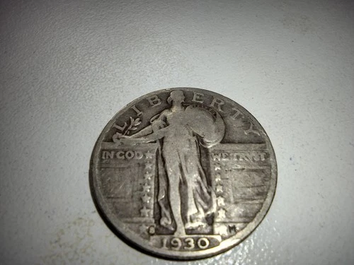 1930s Standing Liberty Quarter High Grade Nice Coin See Pics