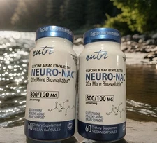 NUTRI By Natures  Fushion Neuro-NAC 20x More Bioavailable 2pk 100mg(Exp2028)