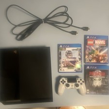 Sony PlayStation 4 PS4 Console Bundle: 1 Controller, HDMI Cable, 3 Games