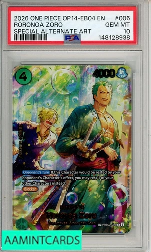Roronoa Zoro 2026 Roronoa Zoro #OP14 Alt Art