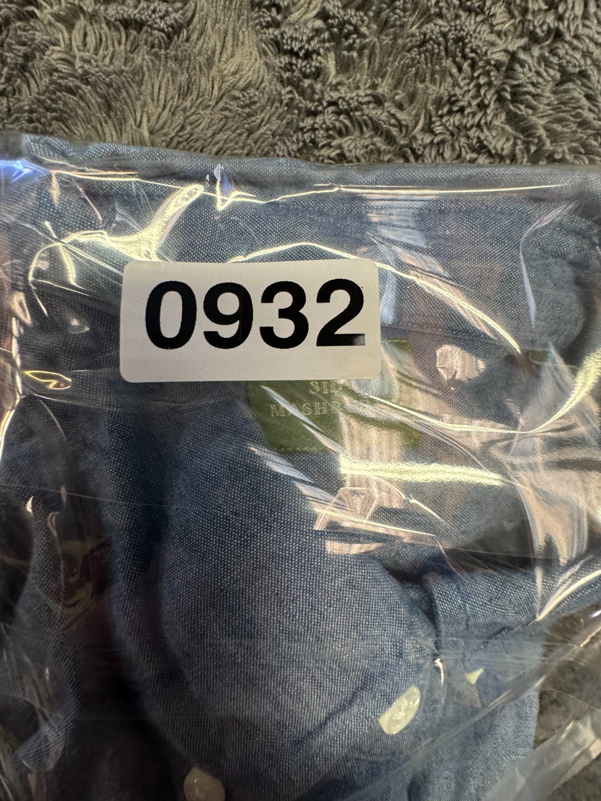 Sid Mashburn Chambray Button Down Shirt Mens Medi… - image 7