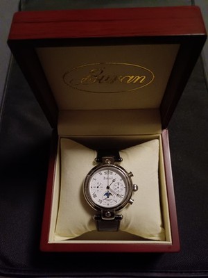 Buran Poljot Basilika Chronograph  31679 Russische Uhr mit Mondkalender.