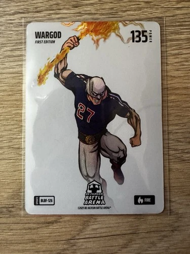 Bo Jackson Battle Arena Alpha Update #BLBF-126 Wargod Mike Trout Blizzard Fire