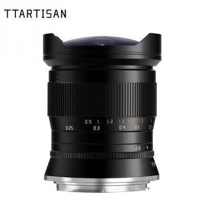 TTArtisan 11mm F2.8 Full-Frame Fisheye Lens for Canon EF-Mount Black