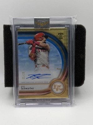 2024 Five Star Kyle Schwarber Autograph SP /25 *SEALED* *ON CARD*