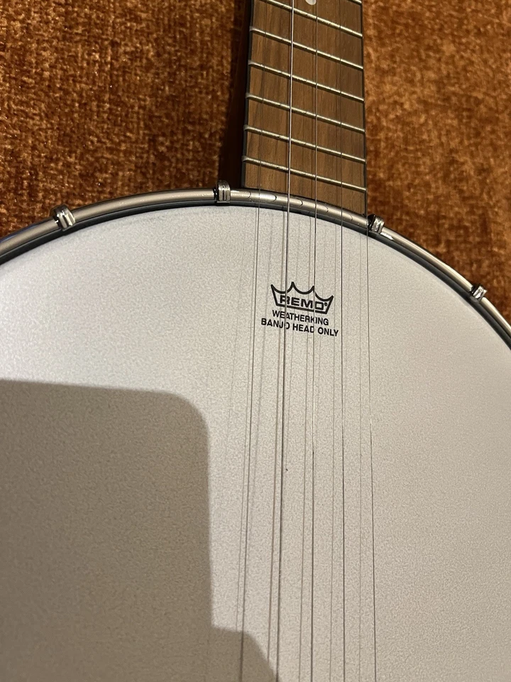Blue Moon Five-String Banjo with Open Back, Mahogany (Hobgoblin) - Image 3 of 4
