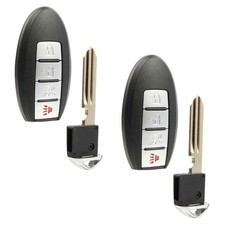2 Remote Keyless Entry Smart Fob Remote Replacement For Nissan 4b (CWTWBU624)