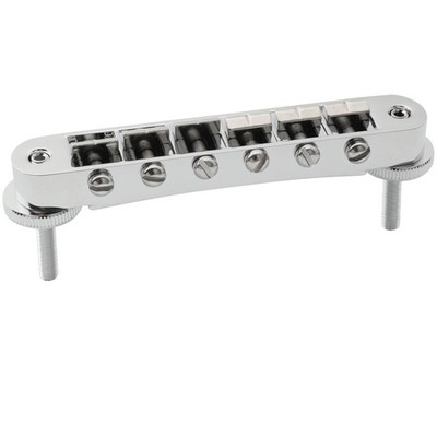 Musiclily Pro Chrome 52mm ABR-1 Tune-o-matic Wide Bridge For Epiphone LP Guitar