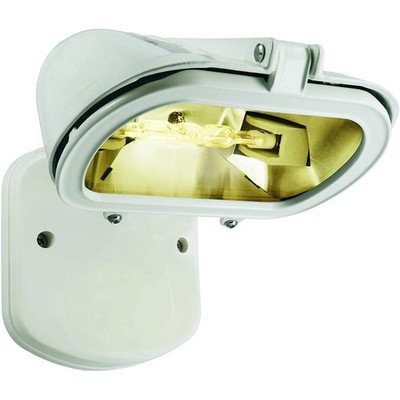 Smartwares Halogenstrahler Außen Weiß IP54 120W R7s 78mm Fluter 2250lm warmweiß