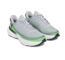 NIB MEN UNDER ARMOUR 3027523 011 UA INFINITE GREY/GREEN SNEAKERS SHOES 120