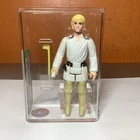 LUKE SKYWALKER STAR WARS KENNER 1977 BLONDE HAIR LIGHT PANTS AFA GRADED 75+