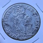 Dutch Netherlands 1 Gulden 1764 Standing Pallas West Frisia Silver Coin_a946