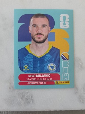 OFFICIAL STICKER COLLECTION PANINI 2026 - NIHAD MUJAKIC - BIH 6