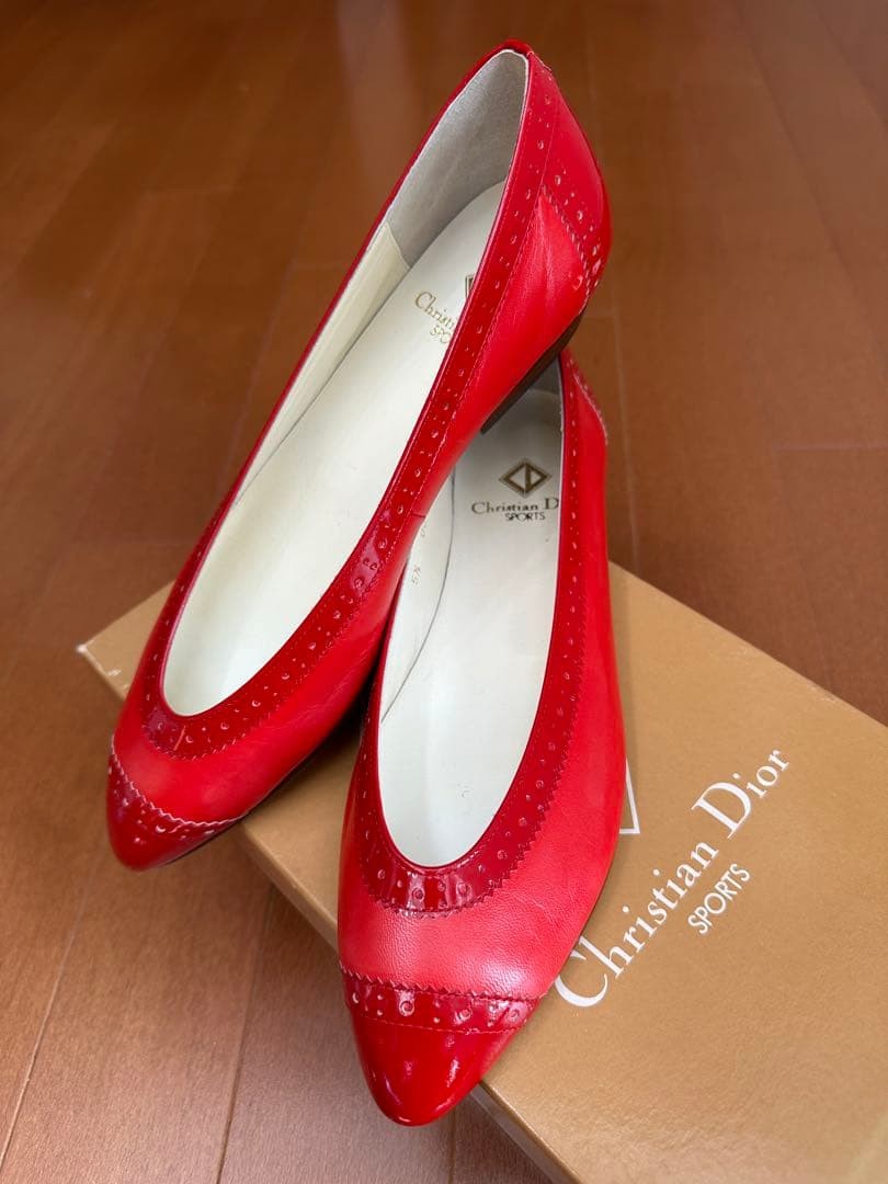 Christian Dior Pumps Heel Leather Red EU35.5/US5.5 116618c thumbnail 11