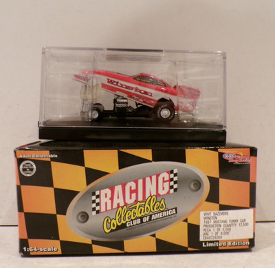 ACTION WHIT BAZEMORE WINSTON 1997 MUSTANG FUNNY CAR MINT BOXED 1:64