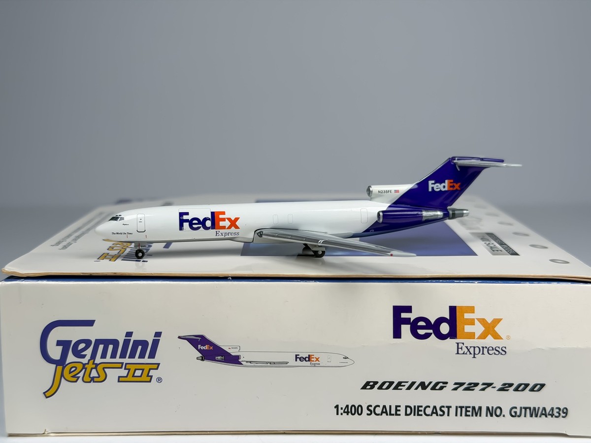 FedEx Express Boeing 727-200 1:400 Gemini Jets N235FE (GJFDX439