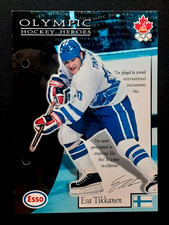 ESA TIKKANEN 1997-98 ESSO OLYMPIC 5 X 7 HOCKEY HEROES 97-98 #49 NRMINT+  10244