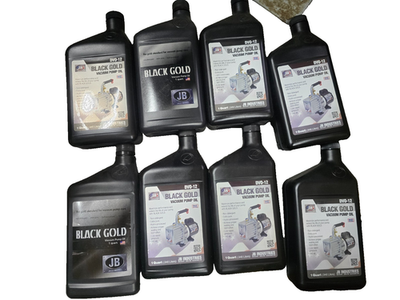 #ad 8 Quart Lot JB Industries Black Gold Vacuum Pump Oil DVO 12 $94.99