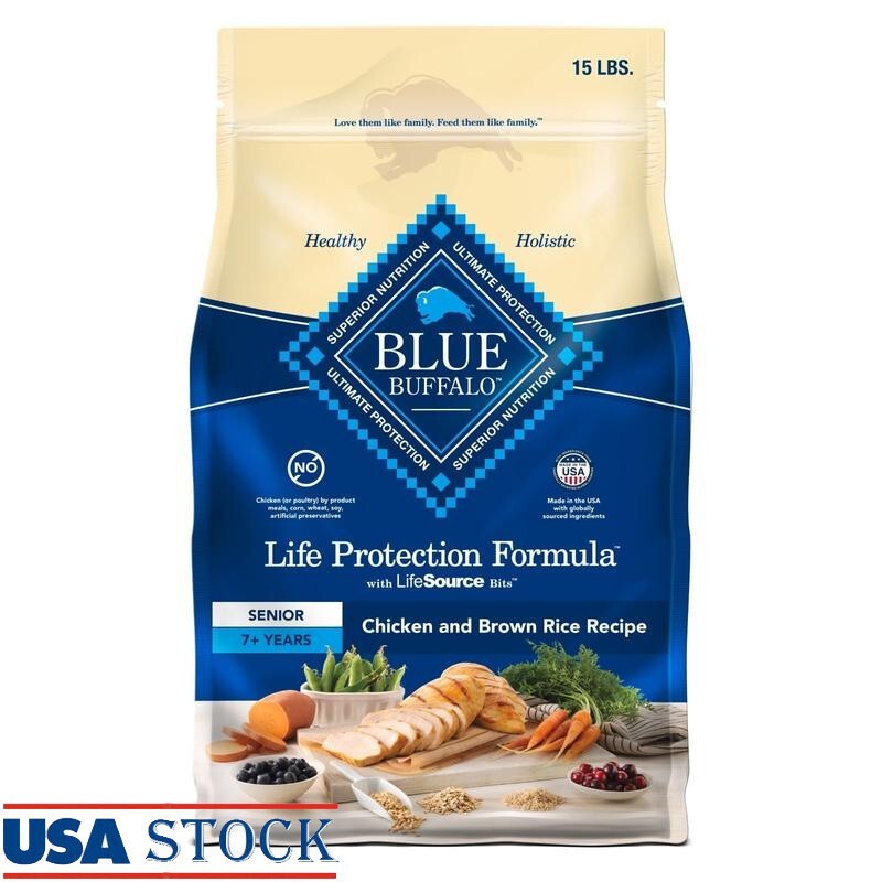 Dry Chicken Brown Rice Glucosamine Joint Health Natural 15lb New