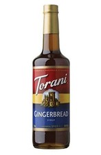 Torani Gingerbread Syrup 25.4 Fl Oz Sweet Flavoring for Beverages and Desserts