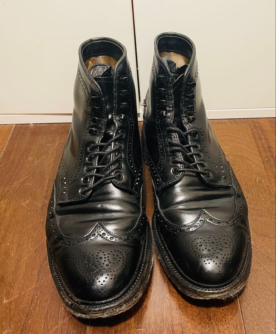 Alden 44659H Black Shell Cordovan Wing Tip Boot