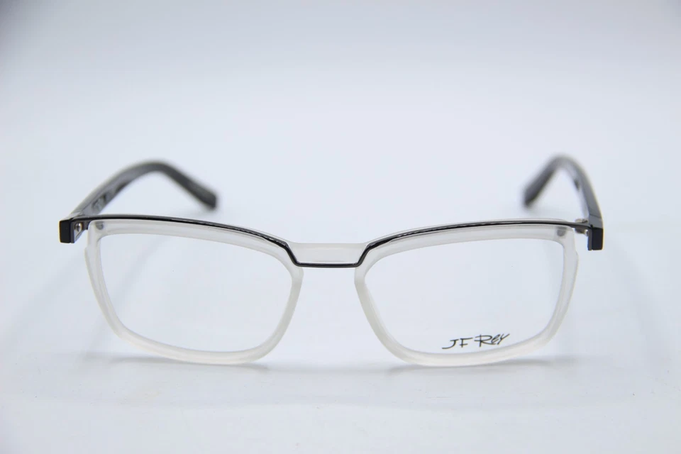NUEVO J.F. GAFAS REY JF 1468 1005 NEGRO TRANSPARENTE MONTURA AUTÉNTICA 53-17 Foto 2 de 4
