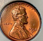 1958-D Lincoln Wheat BU, #2