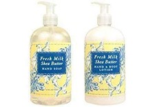 Greenwich Bay Trading Hand and Body Lotion 16 oz Bundle Set Fresh Milk  Shea