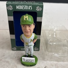 Tony LaRussa ATHLETICS/ CARDINALS HOF SIGNED MODESTO A'S SGA BOBBLEHEAD NIB